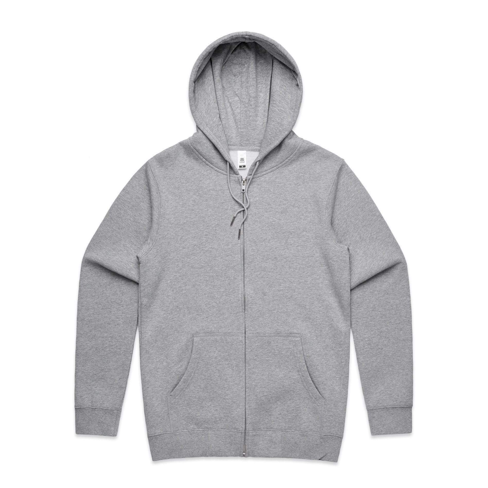 As Colour Casual Wear GREY MARLE / XXS As Colour Men's index zip hoodie 5204